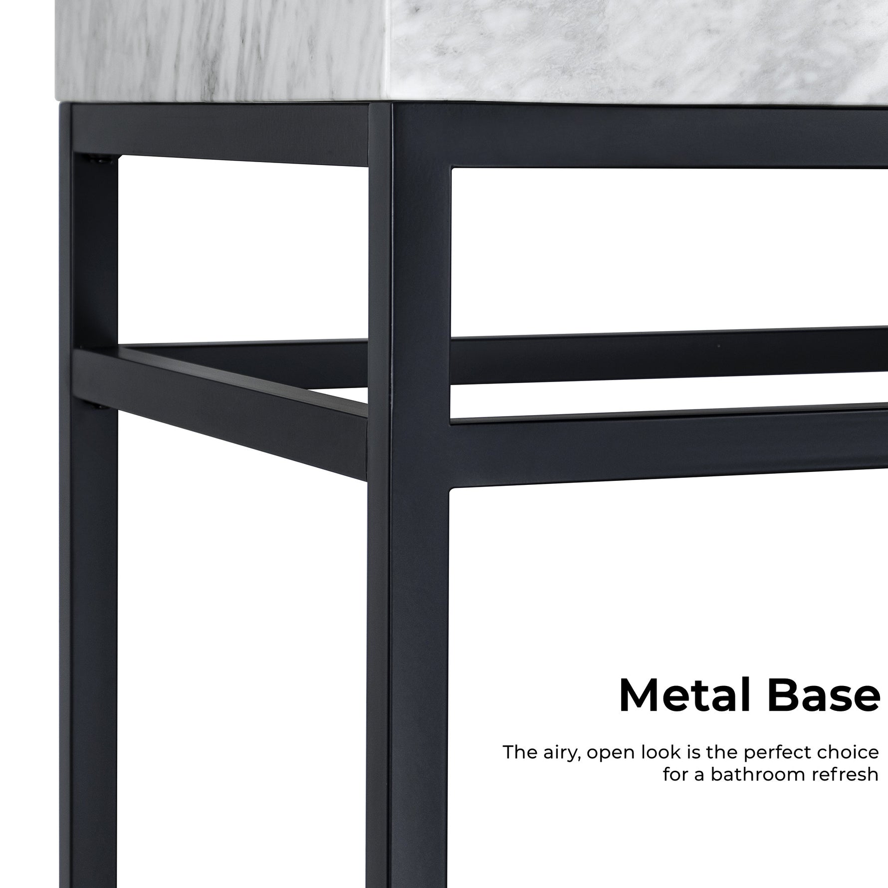 Kliti Modern Rectangle Bathroom Vanity GC-MY001 26"x18" TEHOME