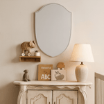 Faus Modern Irregular Wall Mirrors GC-XY009 Brushed Nickel 20x30" TEHOME
