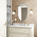 Faus Modern Irregular Wall Mirrors GC-XY012 Brushed Gold 20x30" TEHOME
