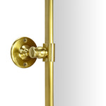 Pivot Brackets ZINCBRACKET-GOLDX2-TYPEC Brushed Gold TEHOME