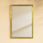 Haddison Modern Rectangle Recessed Mount Bathroom Medicine Cabinet with Mirrors GC-00178 Brushed Gold 16x24" TEHOME