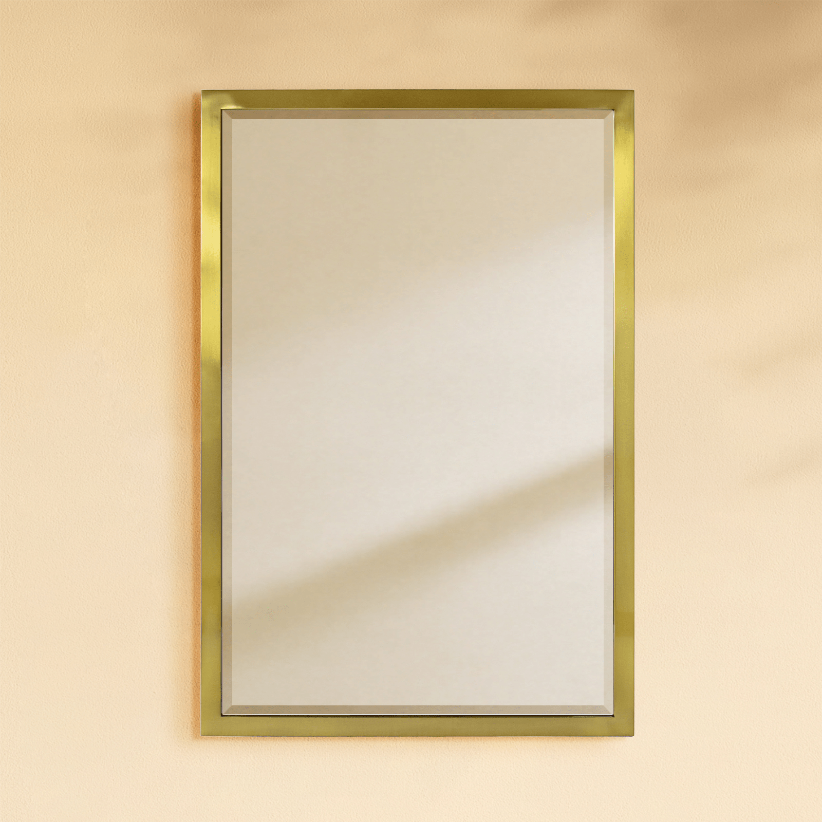 Haddison Modern Rectangle Recessed Mount Bathroom Medicine Cabinet with Mirrors GC-00178 Brushed Gold 16x24" TEHOME