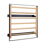 Spiru Wall Mounted Laundry Drying Rack,25x26x25.7" GC-00794 Black 25x26x25.7" TEHOME