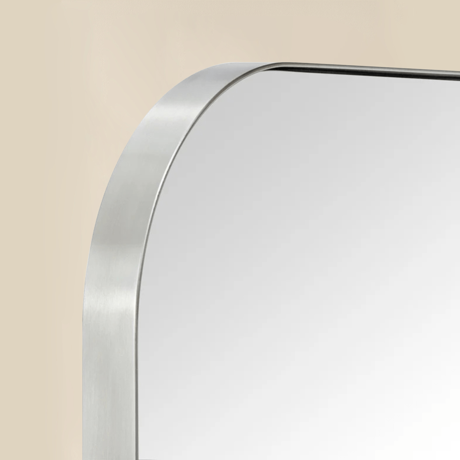 Josilyn Mid - Century Rectangle Wall Mirrors with Rounded Corners GC-0Y009 Black 22x30" TEHOME