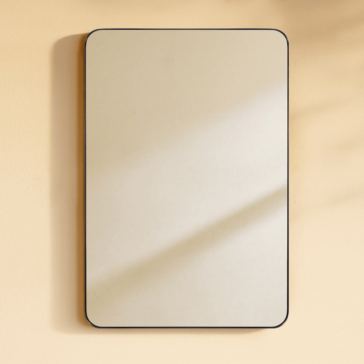 Kengston Modern Rectangle Bathroom Mirrors with Rounded Corners GC-00469 Oil Rubbed Bronze 24x36" TEHOME