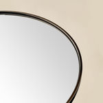 Korra Modern Round Wall Mirrors GC-JL0007 Brushed Gold 30"Dia TEHOME