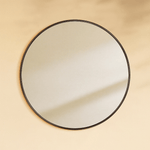 Korra Modern Round Wall Mirrors GC-JL0008 Oil Rubbed Bronze 30"Dia TEHOME