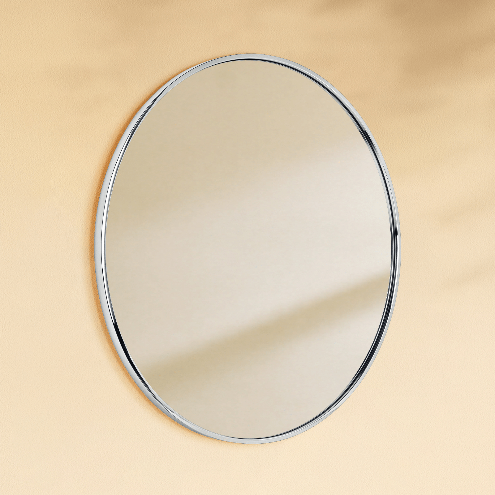 Korra Modern Round Wall Mirrors GC-JL0007 Brushed Gold 30"Dia TEHOME