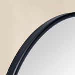 Luecinda Farmhouse Oval Bathroom Pivot Mirrors GC-00317 Brushed Nickel 19x24" TEHOME