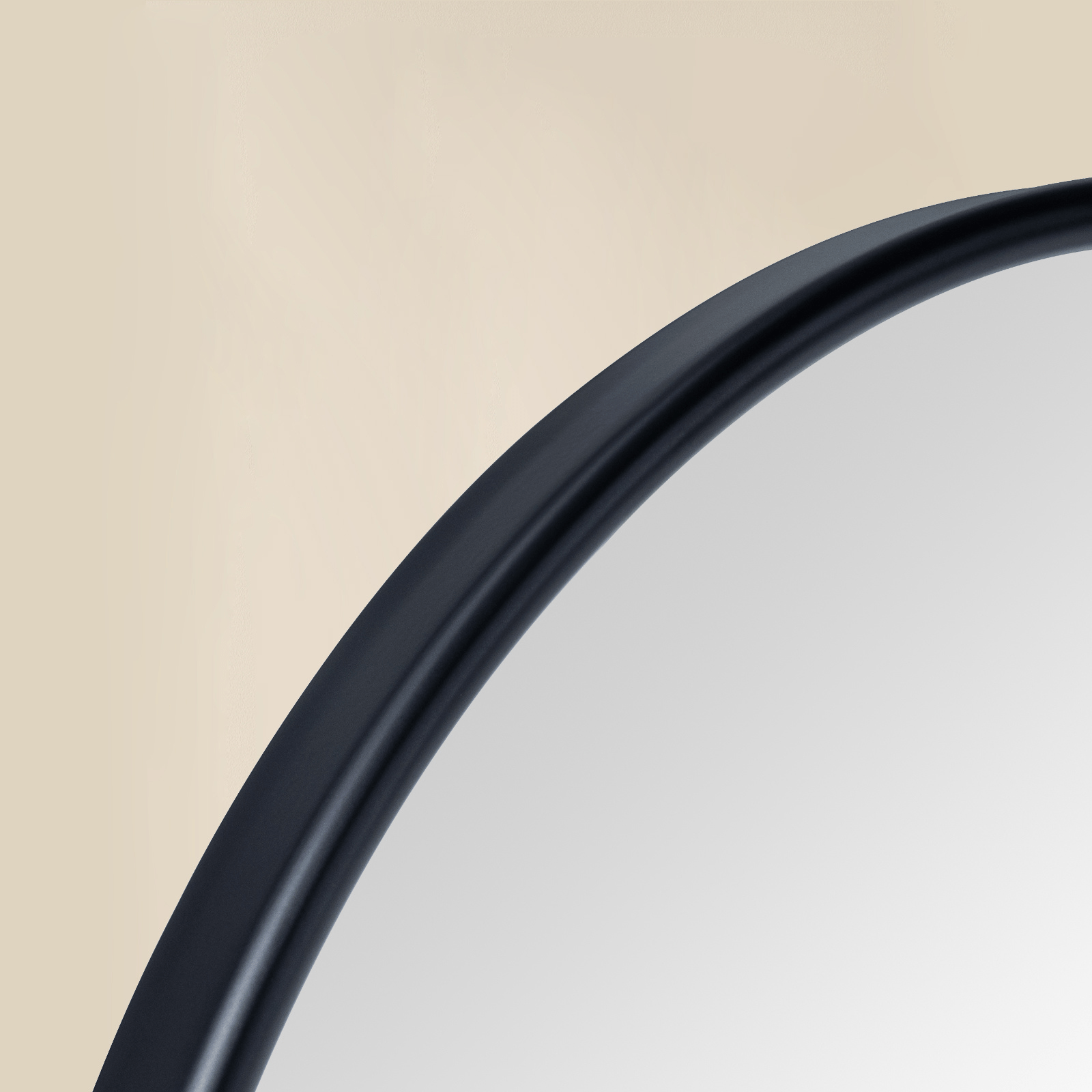 Luecinda Farmhouse Oval Bathroom Pivot Mirrors GC-00317 Brushed Nickel 19x24" TEHOME