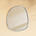 TEHOME Manor Gold Foil Rustic Irregular Wall Mirrors Side View
