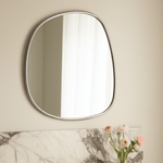 Manor Rustic Irregular Wall Mirrors GC-JDC002 Silver Foil 27x27" TEHOME