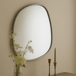 Manor Rustic Irregular Wall Mirrors GC-JDC002 Silver Foil 27x27" TEHOME