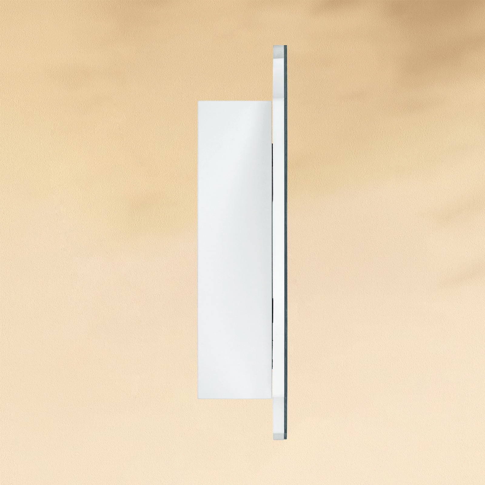 Marlawe Minimalism Irregular Frameless Surface Mount Bathroom Medicine Cabinet with Mirrors GC-XB0026 20x30" TEHOME