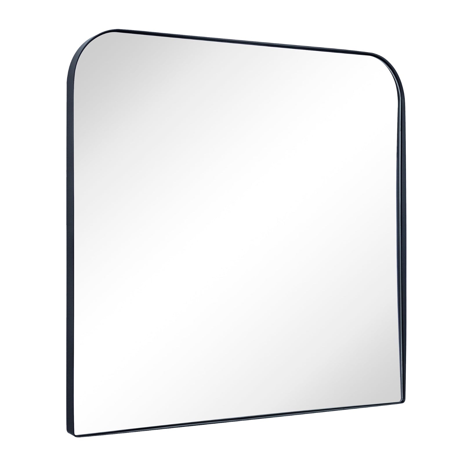 Amelie Modern Arch Large Mantel Mirrors GC-0Y127 Black 34x40" TEHOME