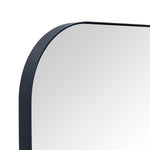 Amelie Modern Arch Large Mantel Mirrors GC-0Y129 Brushed Nickel 34x40" TEHOME