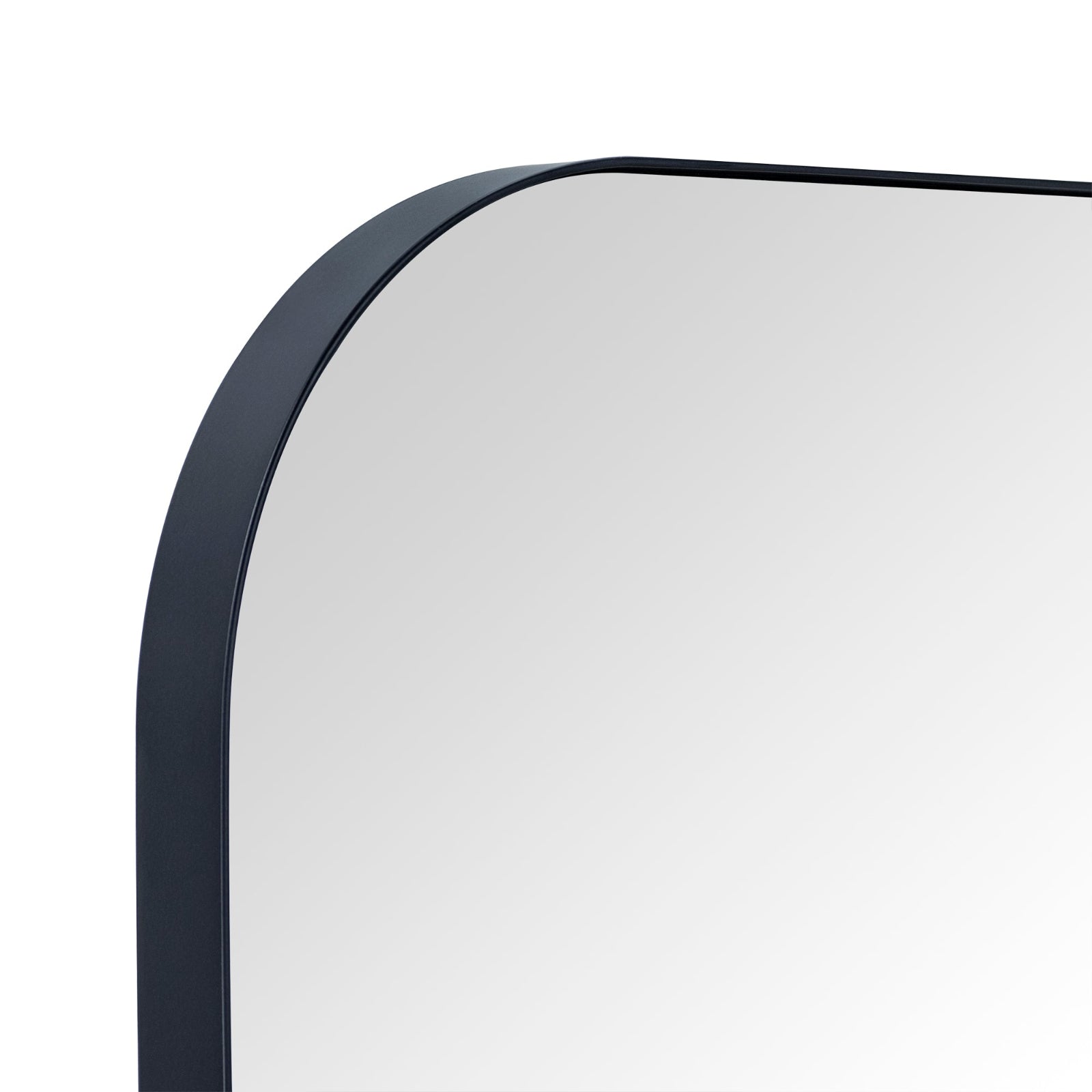 Amelie Modern Arch Large Mantel Mirrors GC-0Y129 Brushed Nickel 34x40" TEHOME