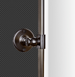 Pivot Brackets ZINCBRACKET-OILRUBBEDBRONZEX2-TYPEC Oil Rubbed Bronze TEHOME