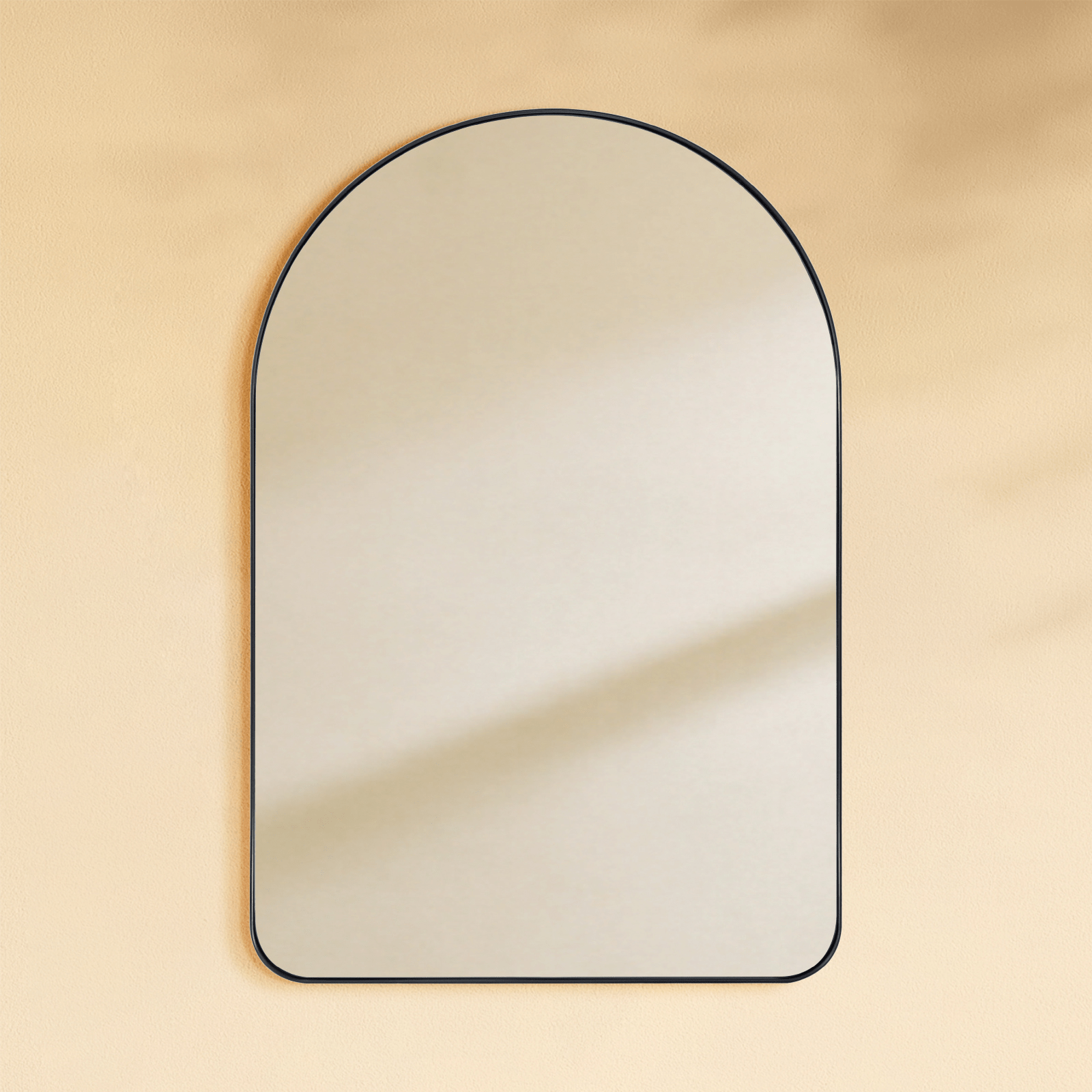 Ophira Modern Arch Bathroom Mirrors GC-0Y021 Brushed Nickel 21x30" TEHOME