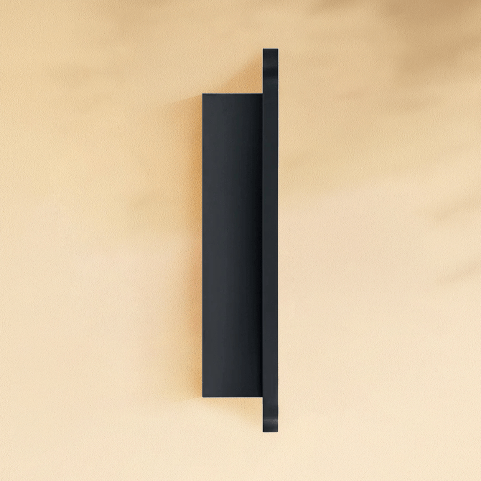 Osterhus Modern Scalloped Recessed and Surface Mount Bathroom Medicine Cabinet with Mirrors, 18x29" in Black GC-00760 TEHOME