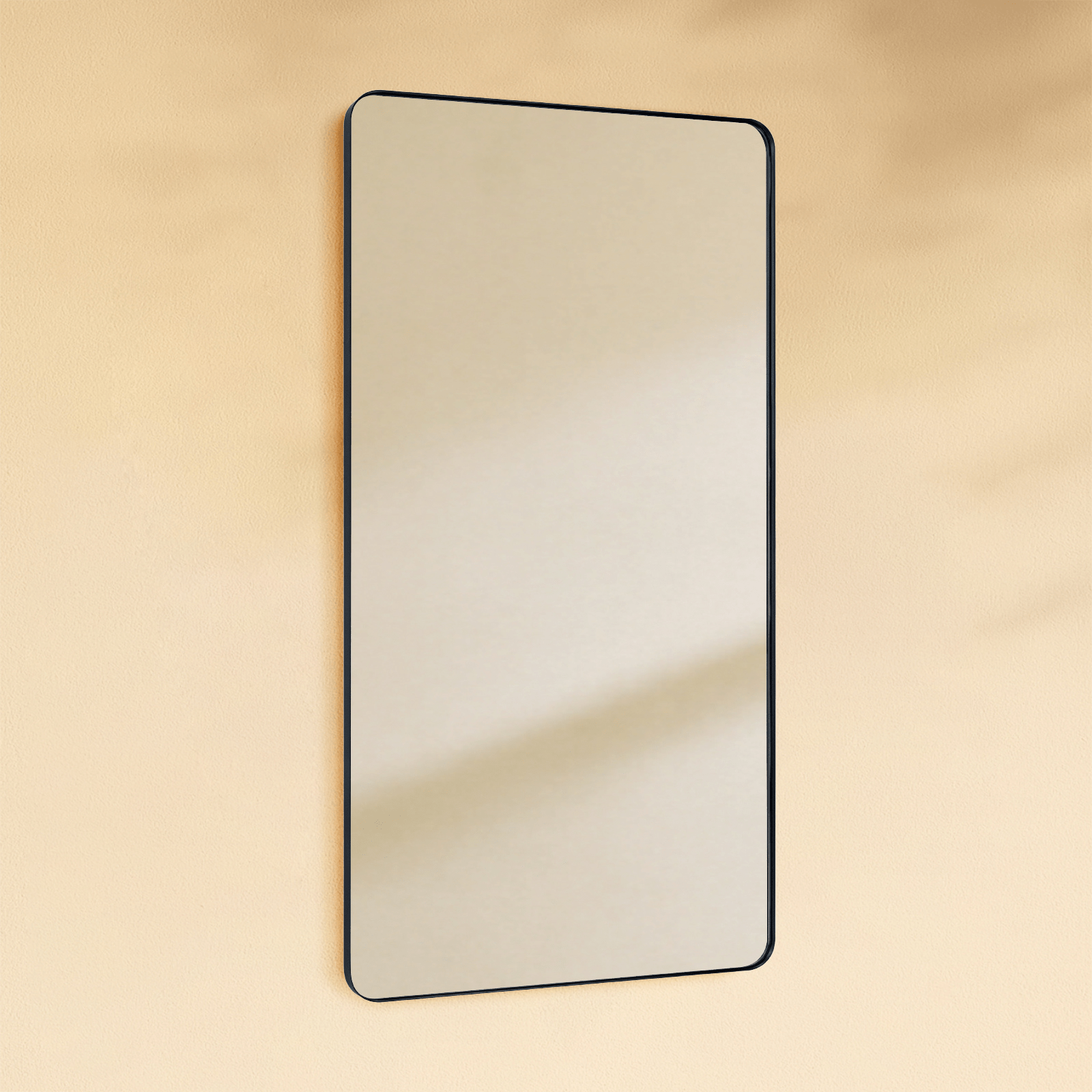 Petalyn Modern Rectangle Floor Mirrors with Rounded Corners,30X60" GC-00561 Chrome 30x60" TEHOME