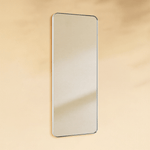 Petalyn Modern Rectangle Floor Mirrors with Rounded Corners,30X60" GC-00561 Chrome 30x60" TEHOME