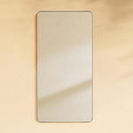 Petalyn Modern Rectangle Floor Mirrors with Rounded Corners,30X60" GC-00561 Chrome 30x60" TEHOME