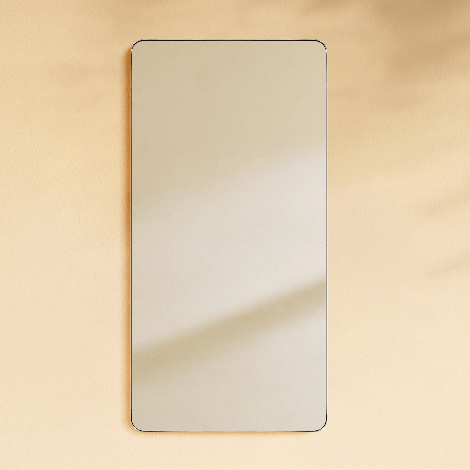 Petalyn Modern Rectangle Floor Mirrors with Rounded Corners,30X60" GC-00561 Chrome 30x60" TEHOME