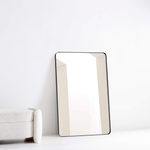 Scallia Modern Rectangle Large Wall Mirrors with Rounded Corners GC-00470 Oil Rubbed Bronze 30x40" TEHOME