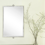 Sema Modern Rectangle Horizontal Bathroom Pivot Mirrors GC-00287 Brushed Gold 36x24" TEHOME