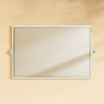 Sema Modern Rectangle Horizontal Bathroom Pivot Mirrors GC-00285 Chrome 36x24" TEHOME