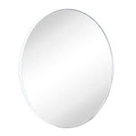 Roselle Modern Round Large Wall Mirrors GC-GW0049 Chrome 40x40" TEHOME