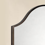 TEHOME Airius Scalloped oil rubbed bronze Wall Mirrors detail view