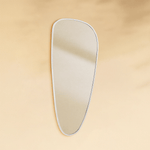 Trequan Modern Irregular Wall Mirrors GC-XY004 Chrome 40x18" TEHOME