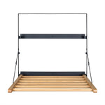 Spiru Wall Mounted Laundry Drying Rack,25x26x25.7" GC-00794 Black 25x26x25.7" TEHOME