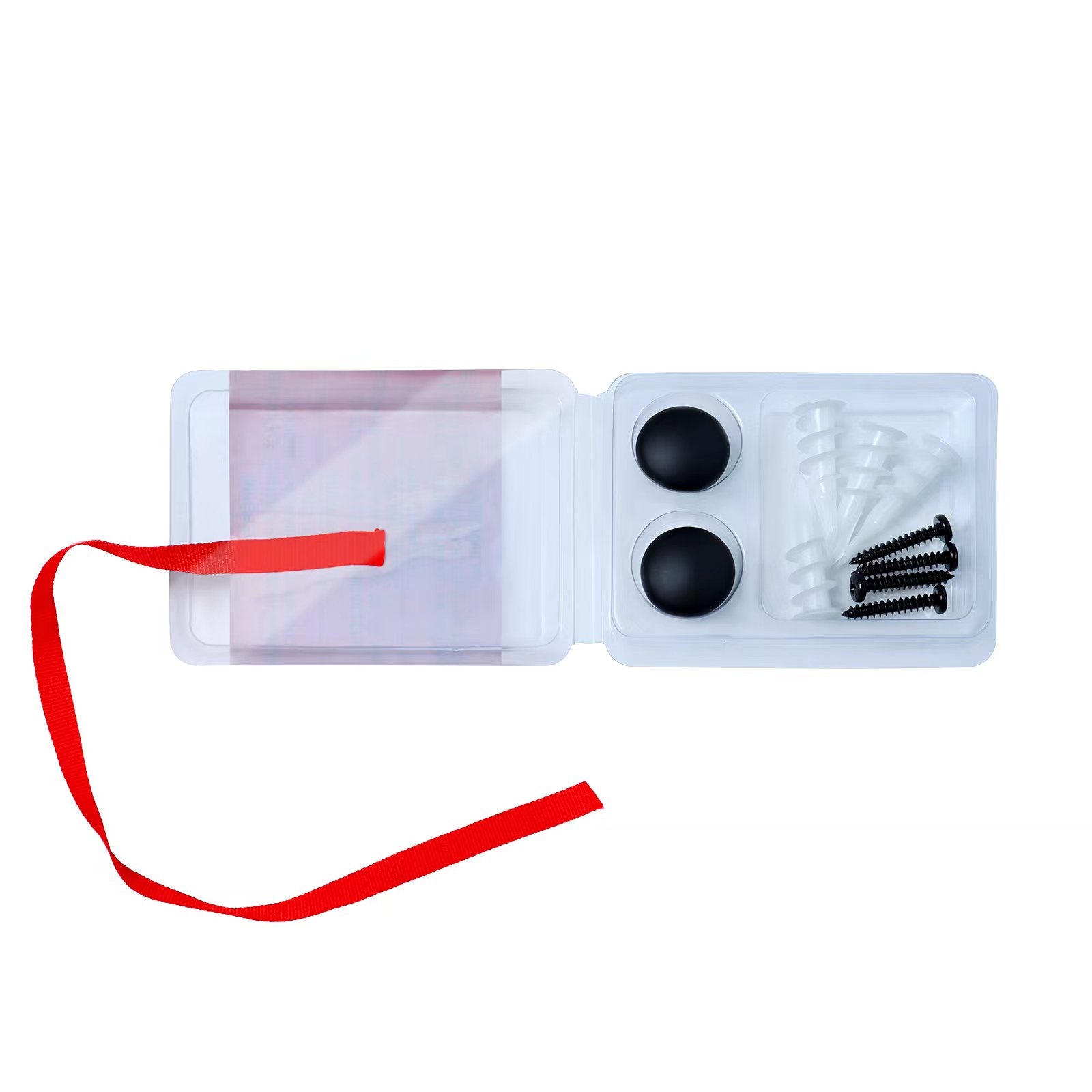 Ball Finials & Screws Set ball final-pivot mirror-Matt Black Black TEHOME