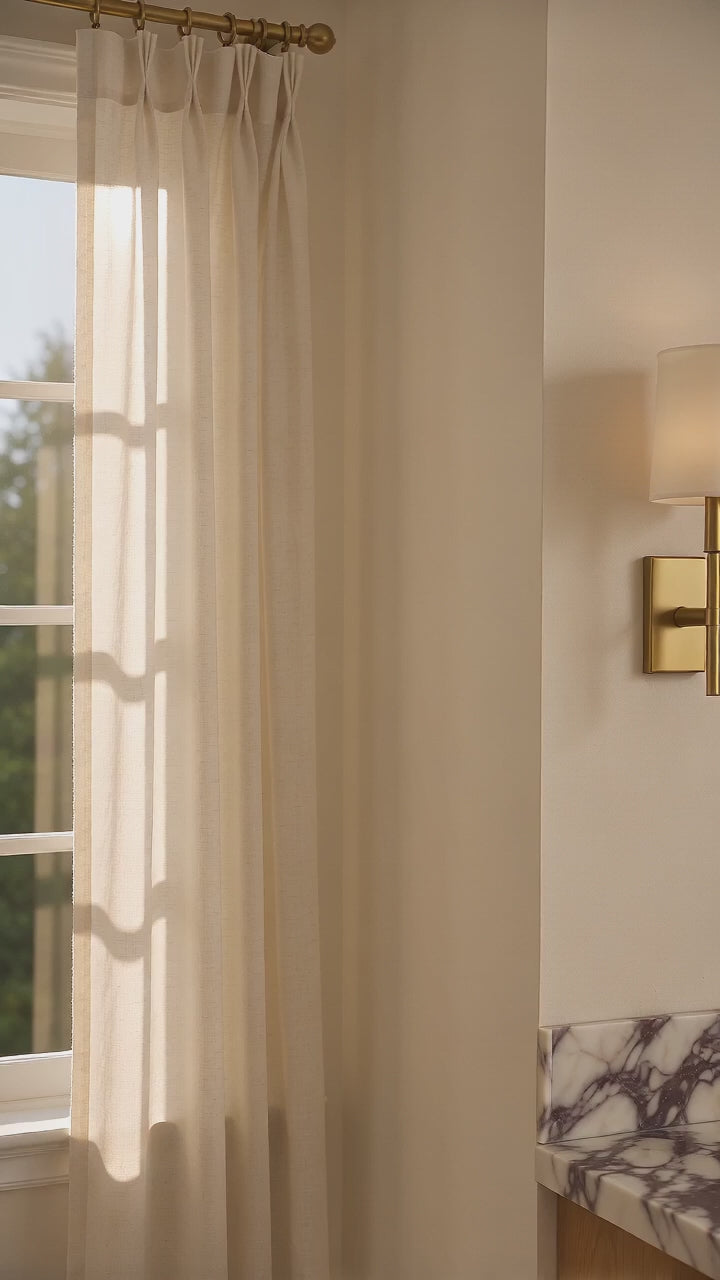 Cristos Mid - century Pill Wall Mirrors in Brushed Gold 