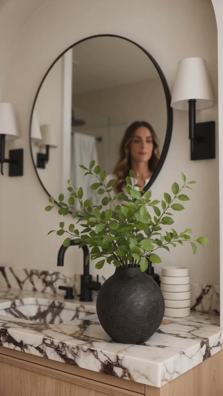 Yolanta Modern Round Wall Mirrors